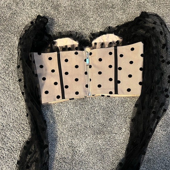 Runaway Polka Dot Bustier Top - Picture 5 of 6